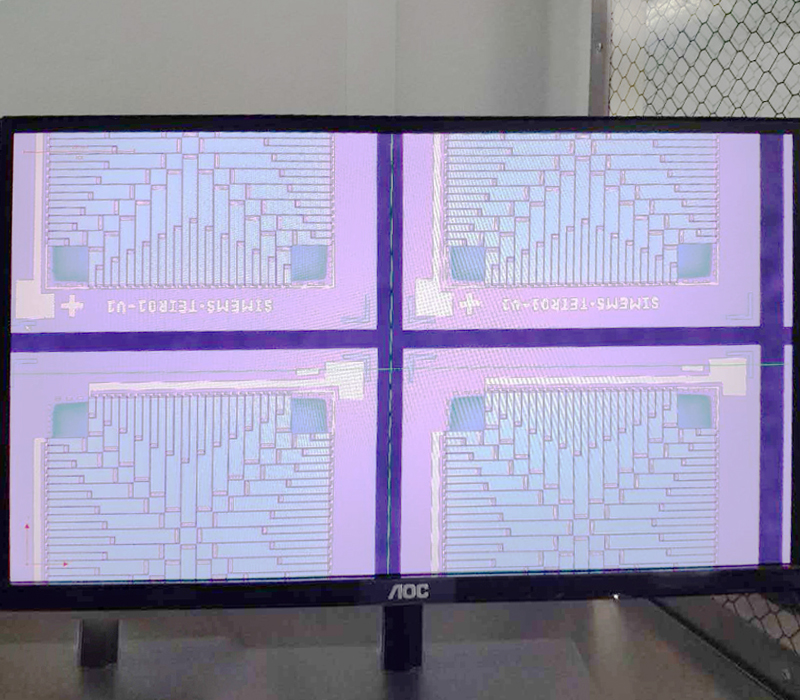 MEMS切割后效果圖